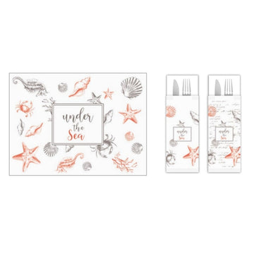 Set apparecchiatura americana under the sea